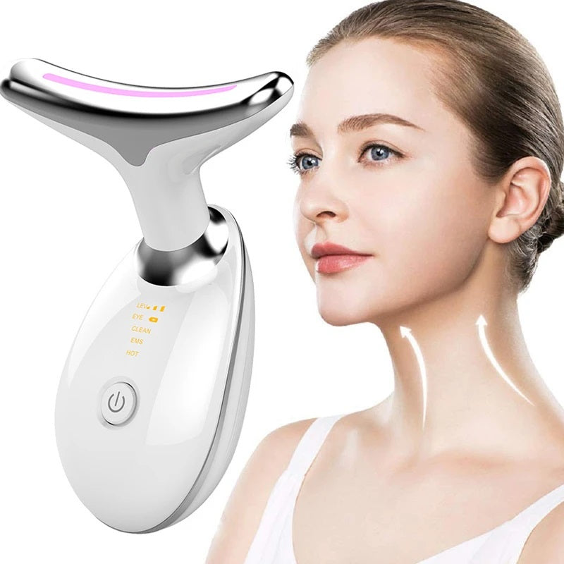 Led Face And Neck Massager Pro
